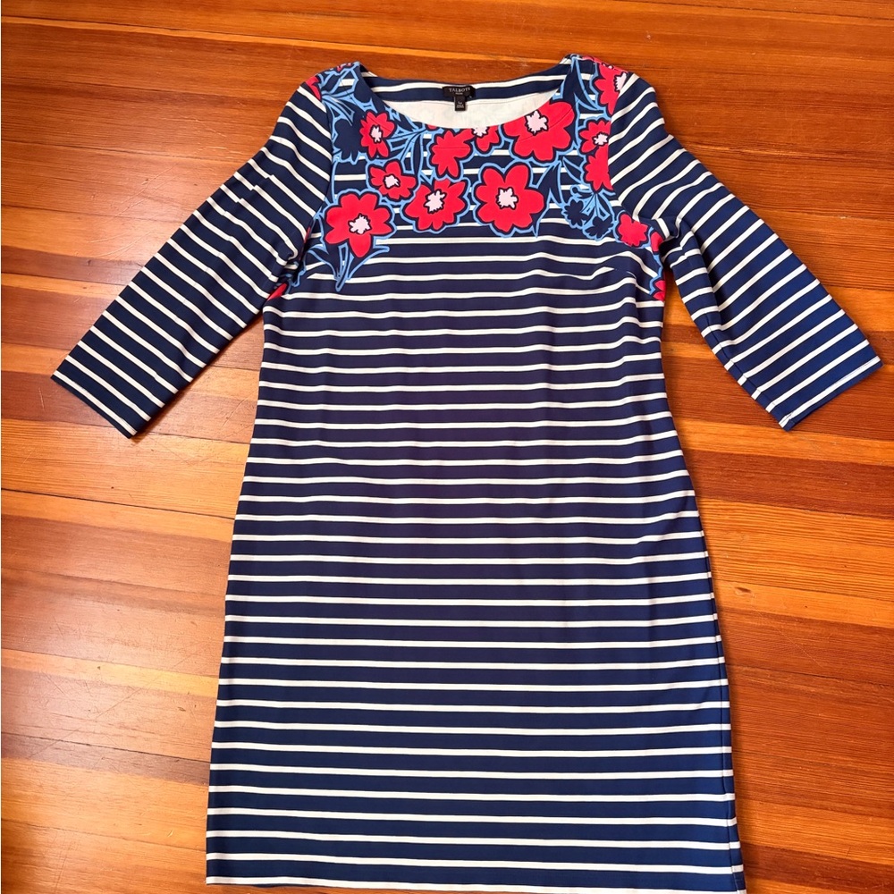 Talbots dress with 3/4 sleeves